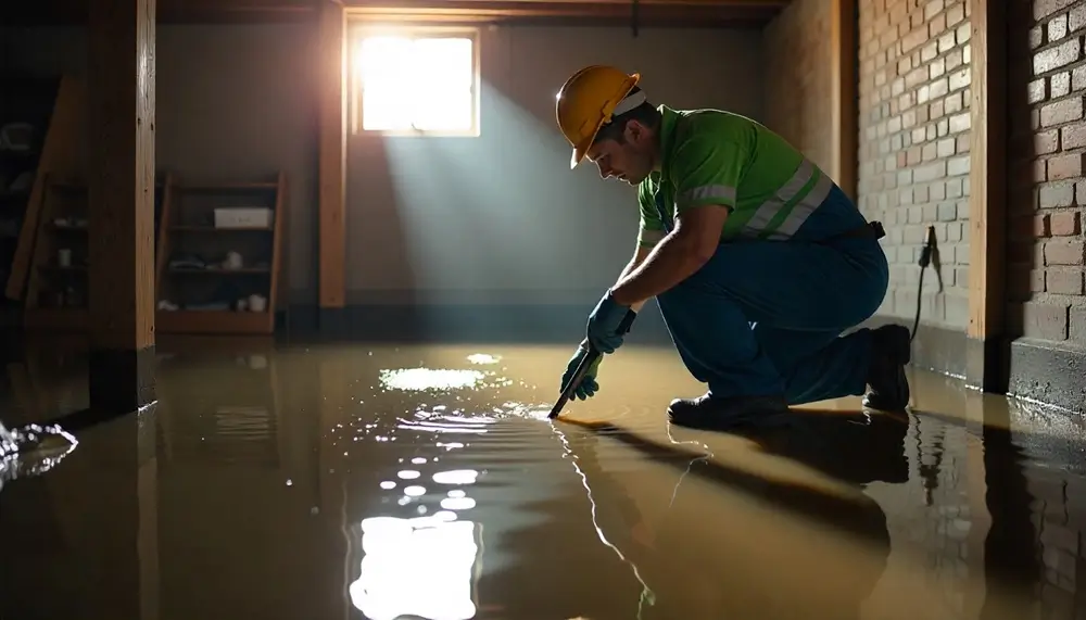 Professional water damage restoration services in Sperry, OK